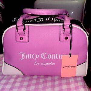 Juicy couture purple bowler bag brand new with tags